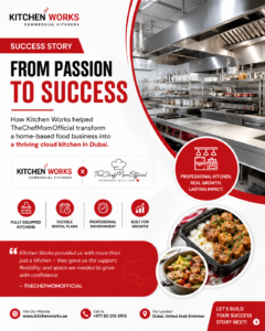 how kitchen works helps chef mom offical as a cloud kitchen to rise as best food brand in dubai